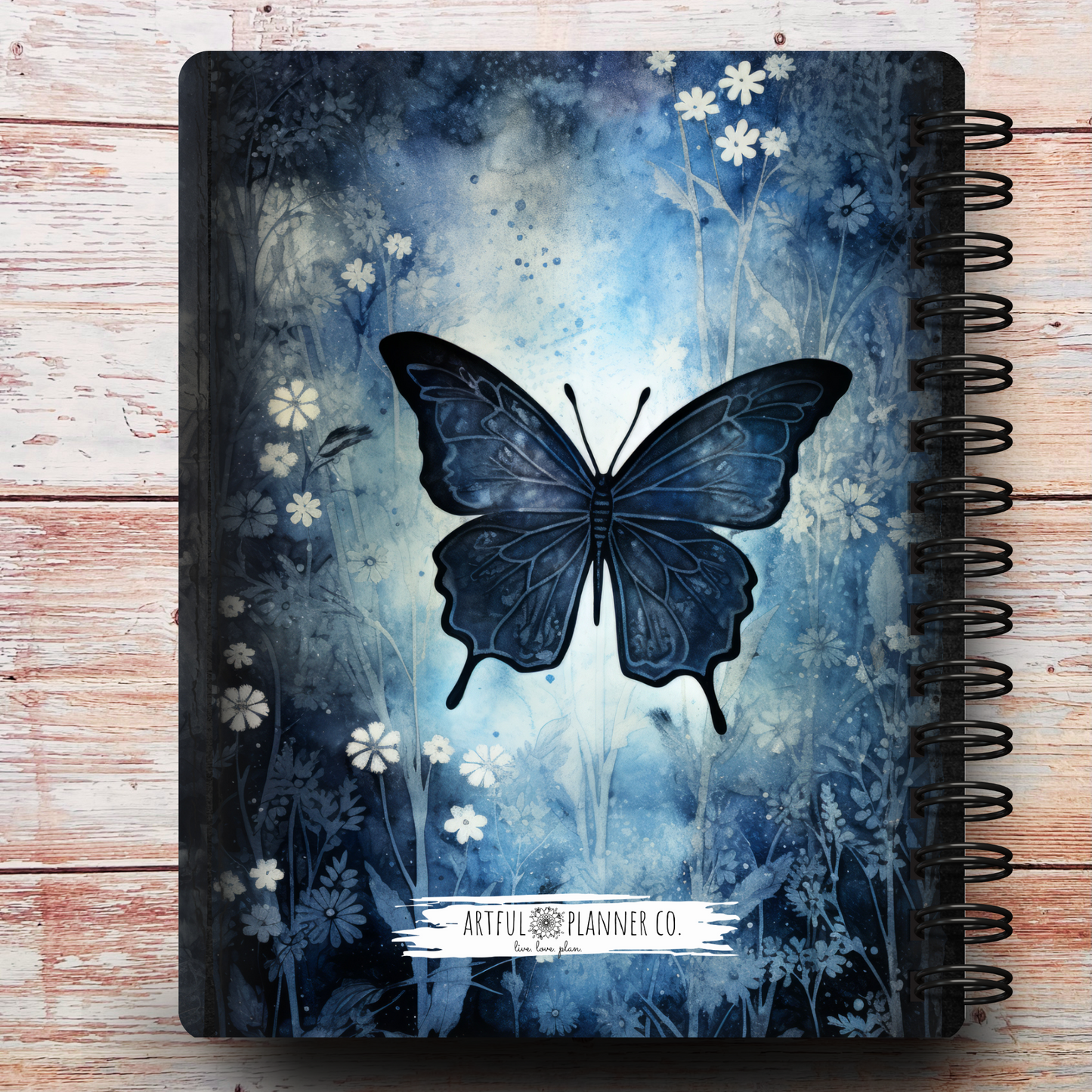 Midnight Butterflies Custom Planner
