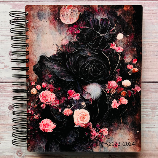 Gothic Celestial Rose Personalized Planner