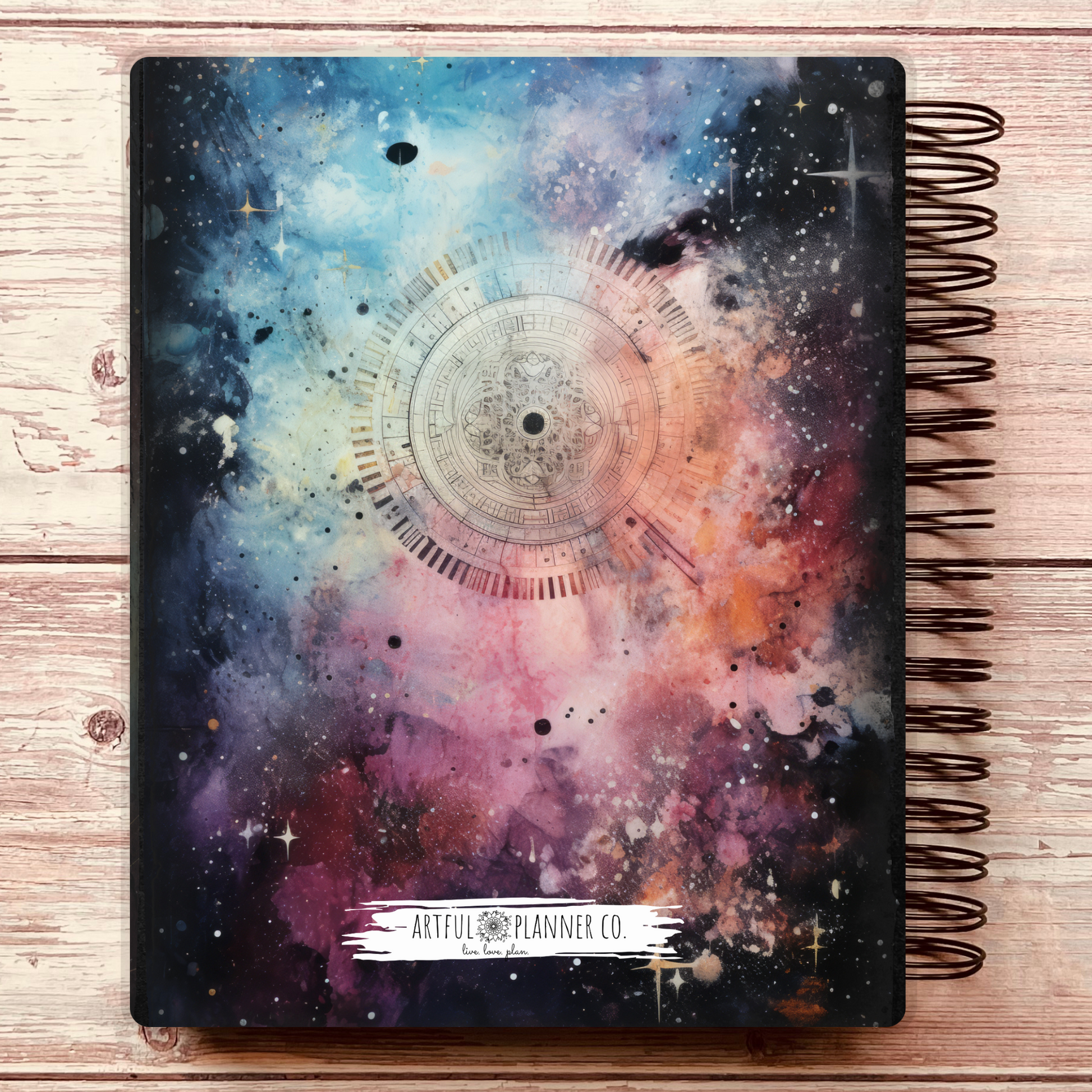 Personalized Birth Flower Journal - Lined - Made of Galaxies