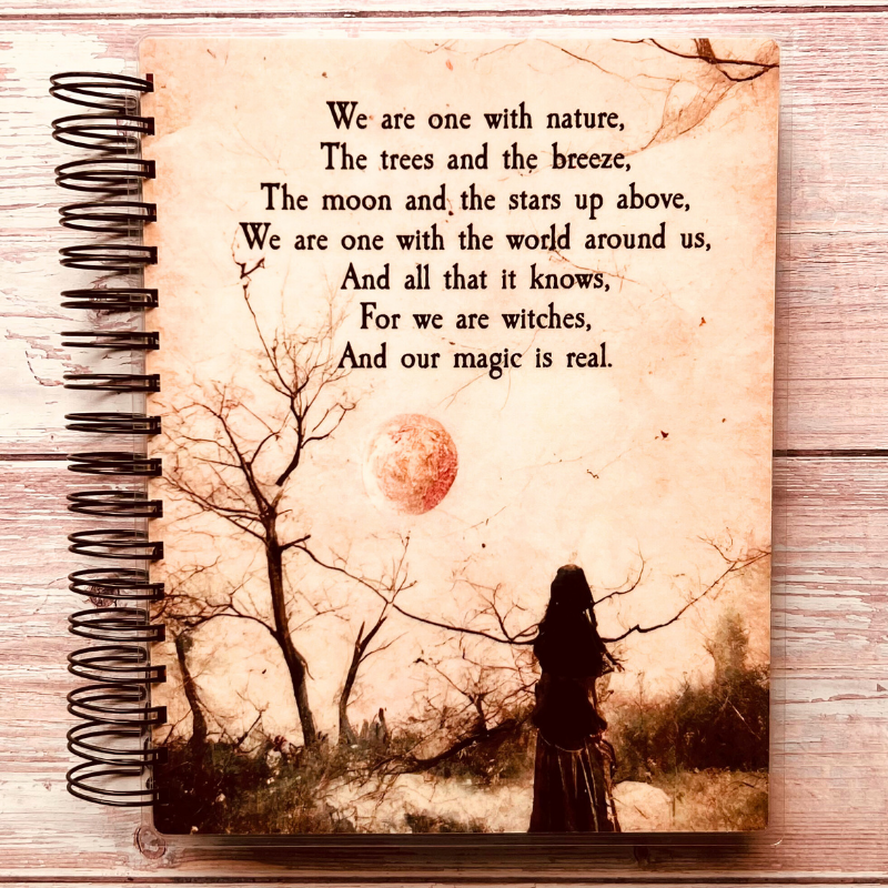 Personalized Monthly Planner - Nature Witch