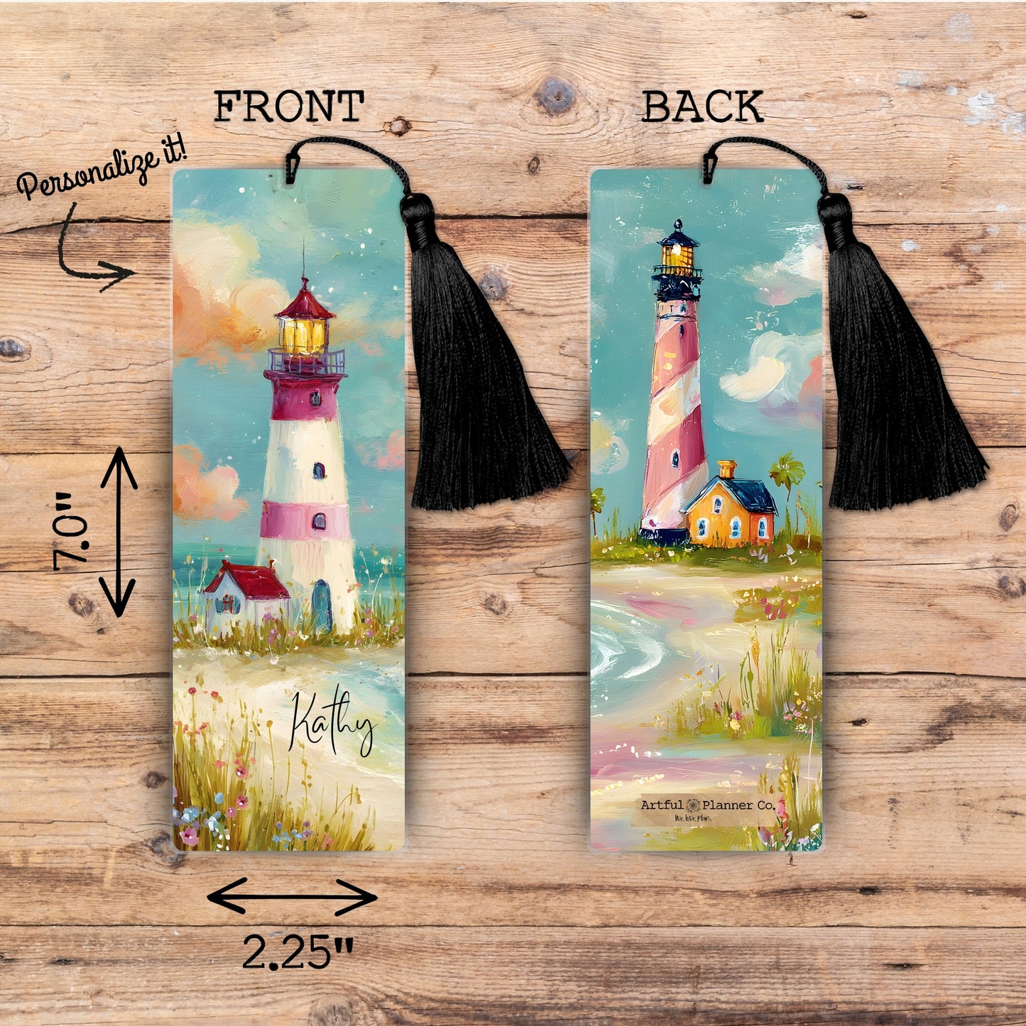 Paradise Point Personalized Bookmark