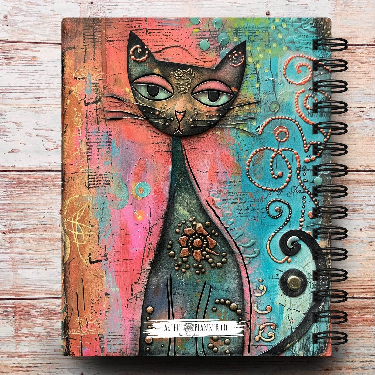 Quirky Cat | All In One Custom Planner (Daily, Weekly & Monthly)