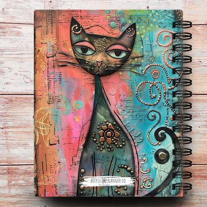 Quirky Cat | All In One Custom Planner (Daily, Weekly & Monthly)