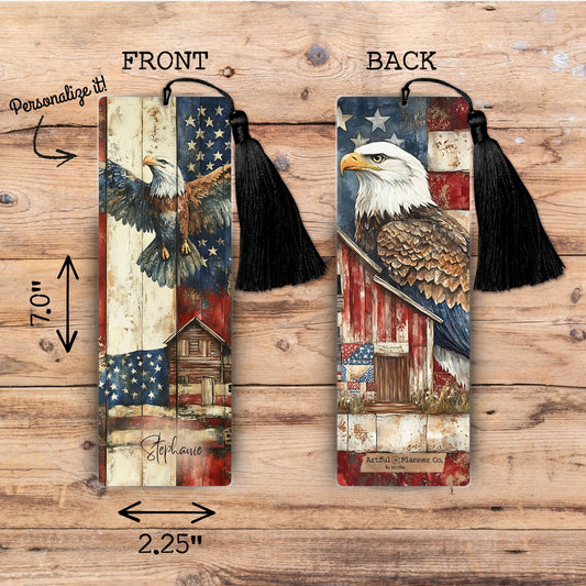 Rustic Country Spirit Personalized Bookmark