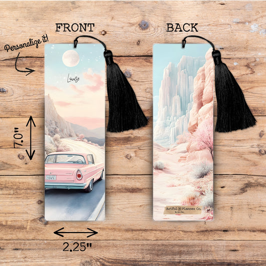 Scenic Route Personalized Bookmark