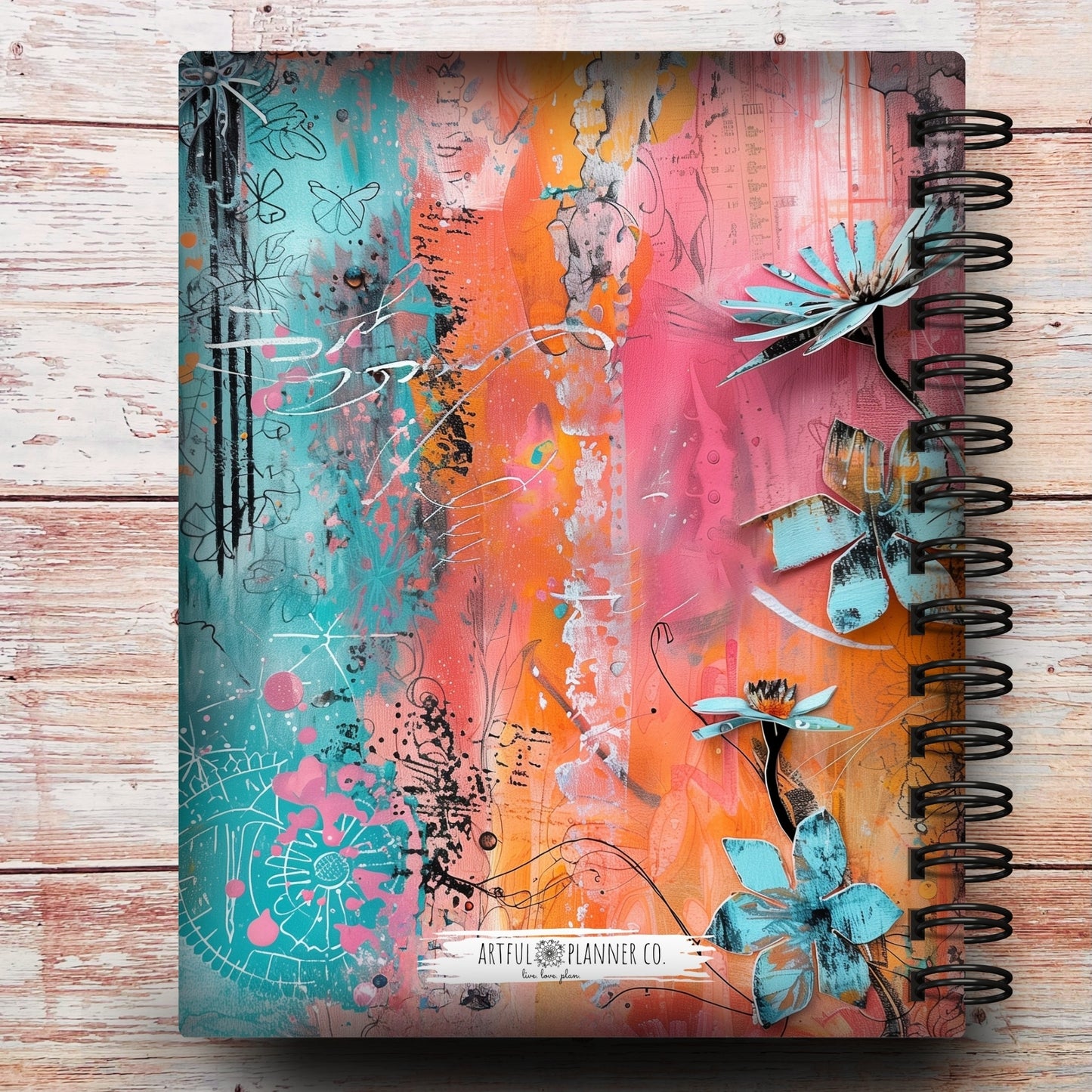 Abstract Butterfly Art | All In One Custom Planner (Daily, Weekly & Monthly)