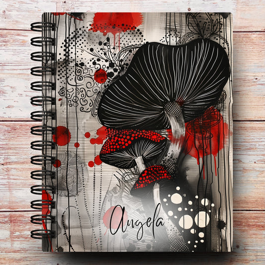 Whimsical Mushrooms | All In One Custom Planner (Daily, Weekly & Monthly)