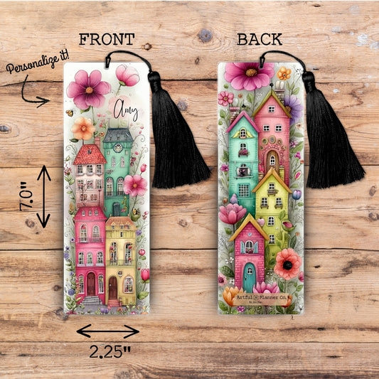 Whimsy Ave. Personalized Bookmark