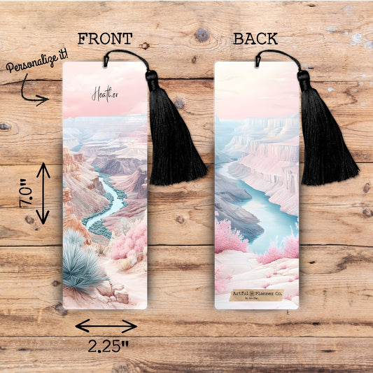 Wildflower Canyon Personalized Bookmark