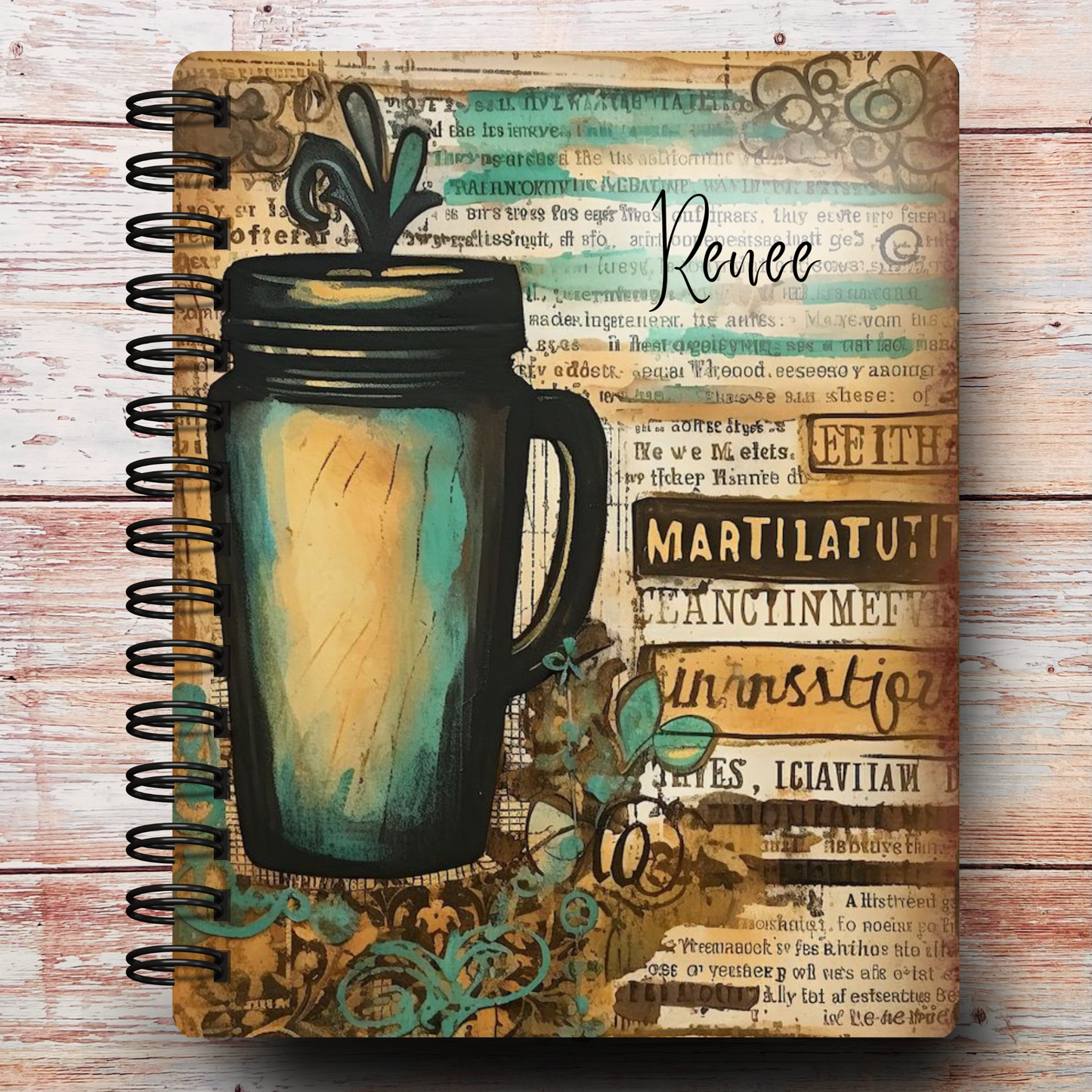 A Latte Good Vibes Custom Planner