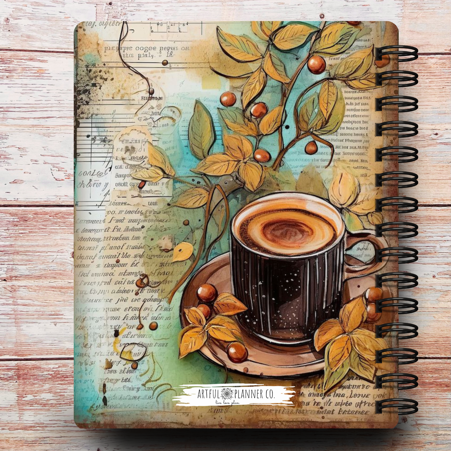 A Latte Good Vibes Custom Planner