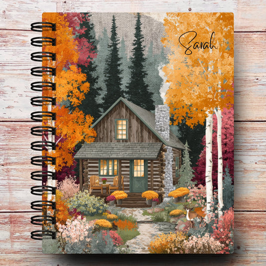 Cozy Fall Cabin Custom Planner