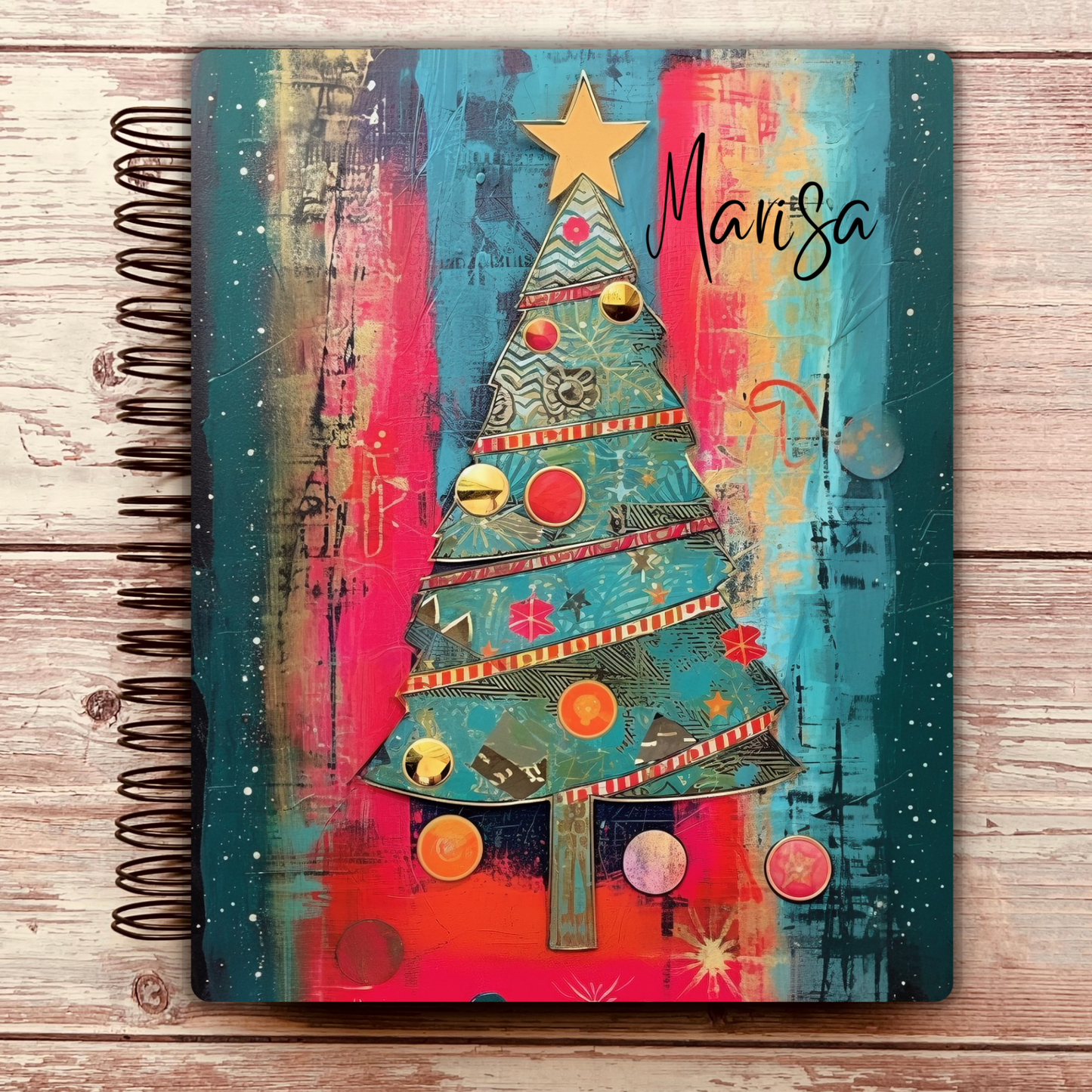 Festive Tree Personal Notebook Journal - Limited Edition
