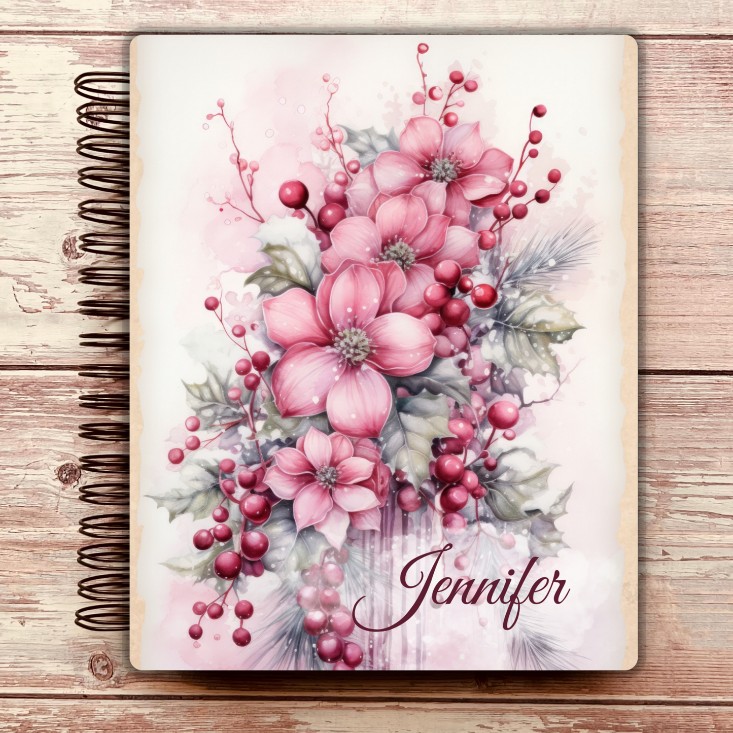 Holiday Berries Custom Planner