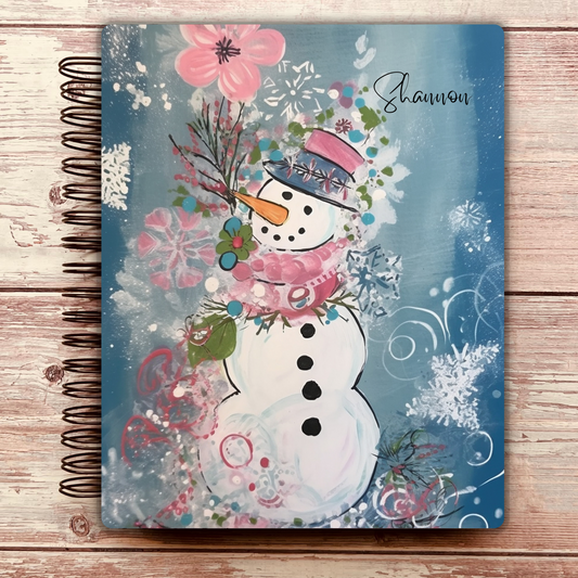Magical Snowman Personal Notebook Journal - Limited Edition