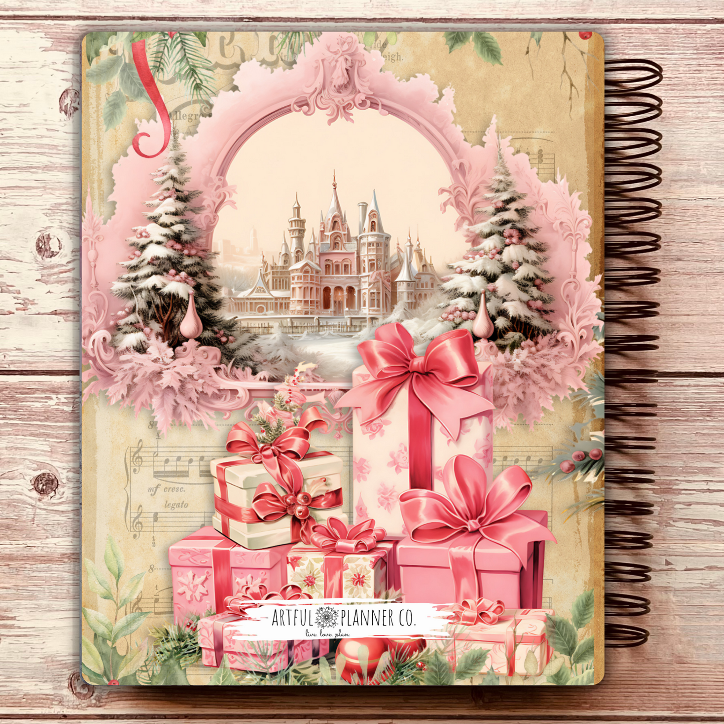 Pink Santa Personal Notebook Journal - Limited Edition