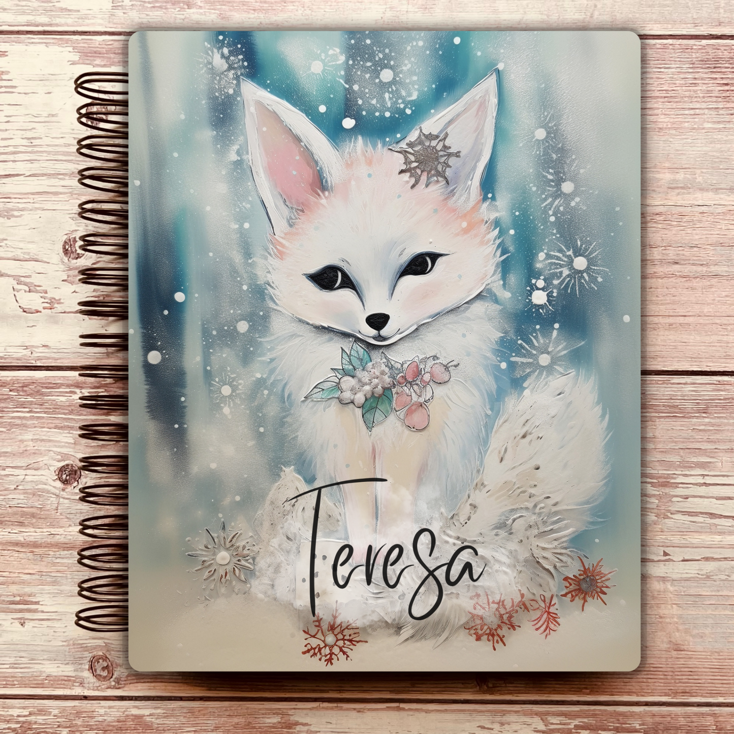 Snowy Fox Personal Notebook Journal - Limited Edition