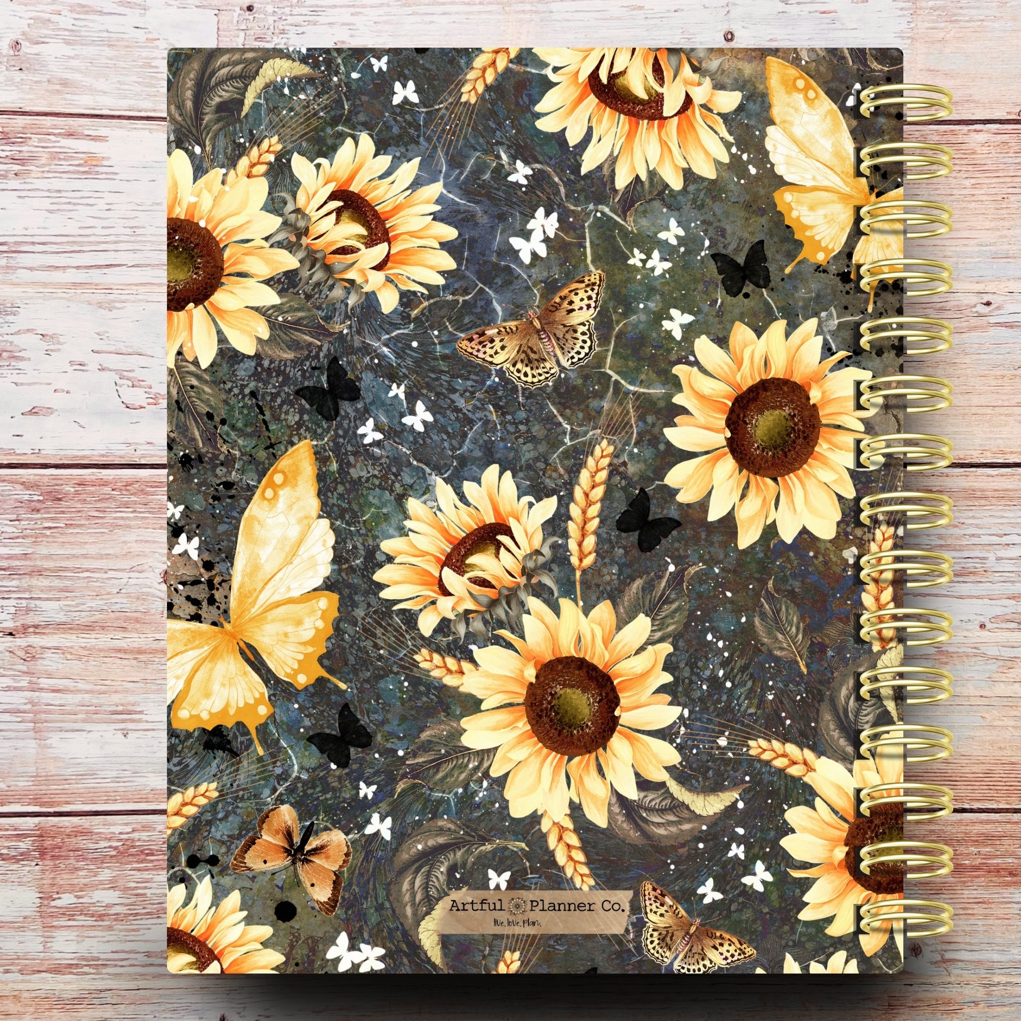Custom Sunflower Planners, Bright & Personalized – Artful Planner Co.