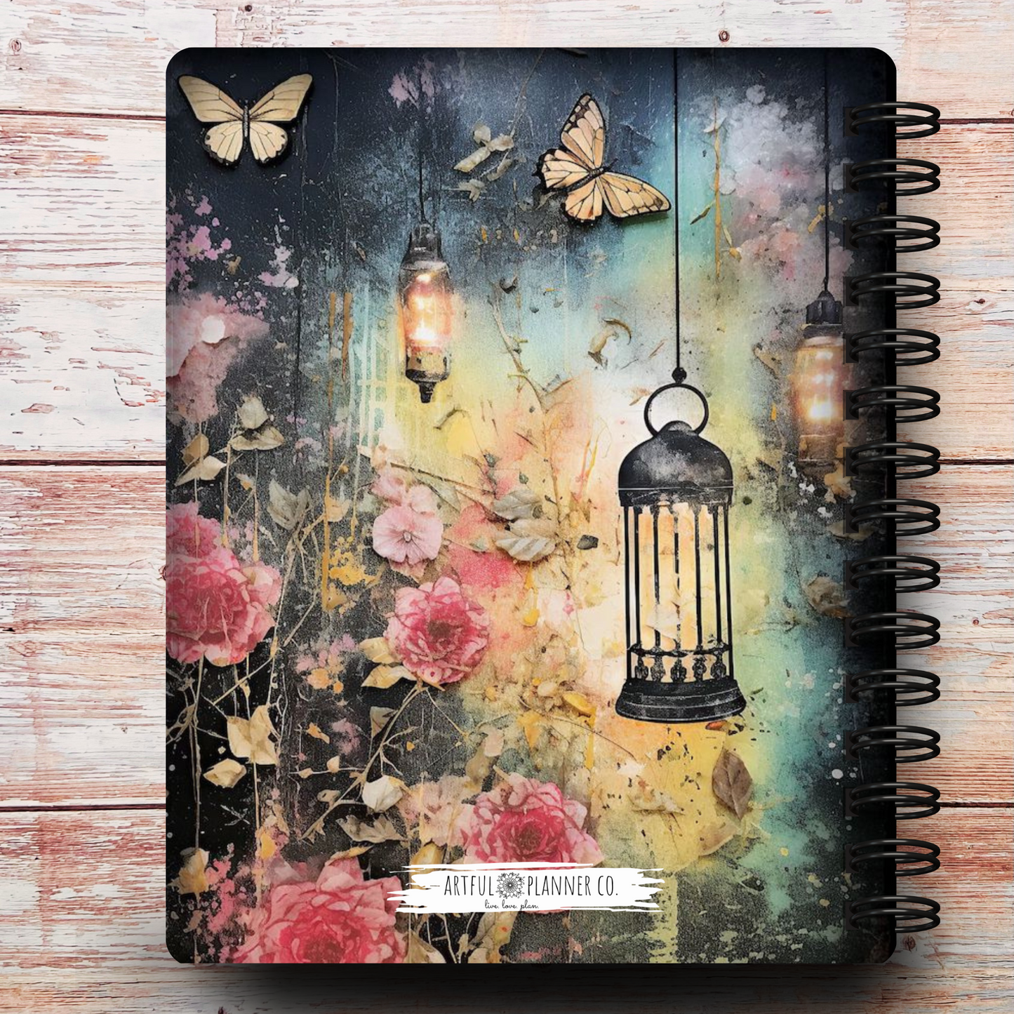 Midnight Blossom Custom Planner