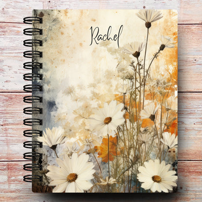 Midnight Daisies Custom Planner