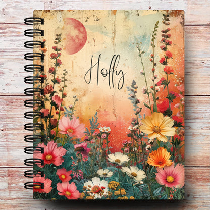 Moon Blossoms Custom Planner