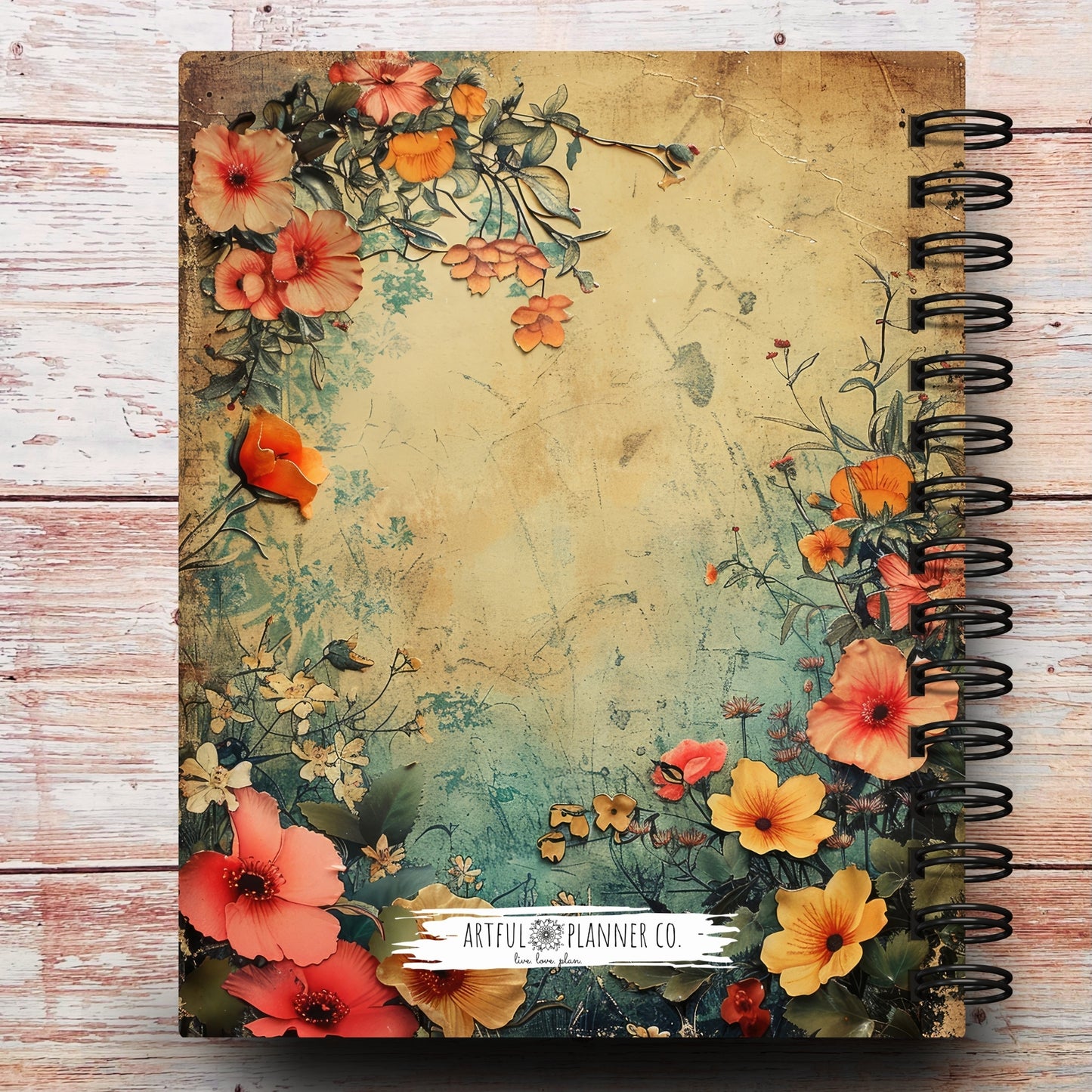 Moon Blossoms Custom Planner