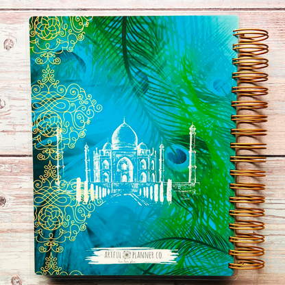 Personalized Peacock Paradise Planner