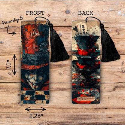 Dark Wonderland Personalized Bookmark