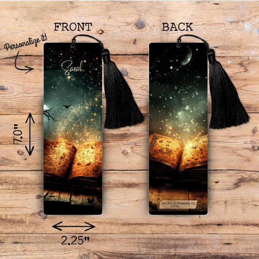 Hallow Spells Personalized Bookmark