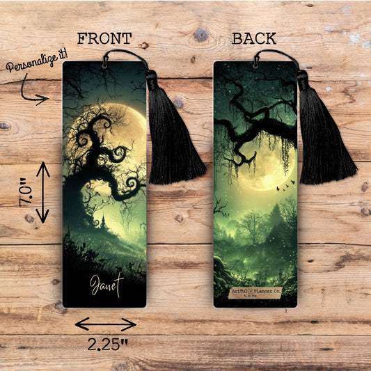 Hollow Tree Personalized Bookmark