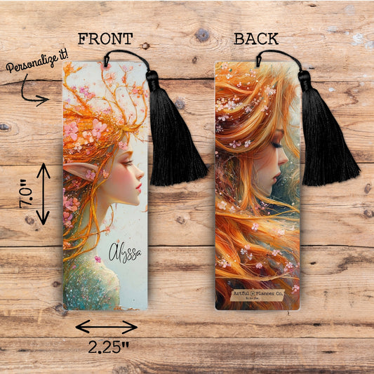 Medieval Elven Personalized Bookmark