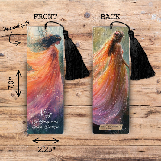 Medieval Princess Personalized Bookmark