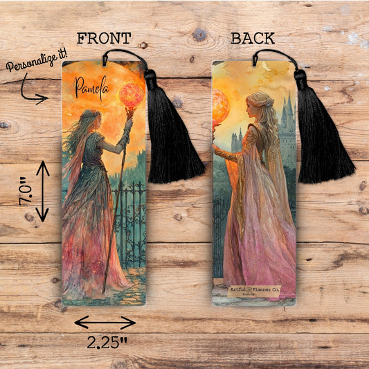 Medieval Queen Personalized Bookmark