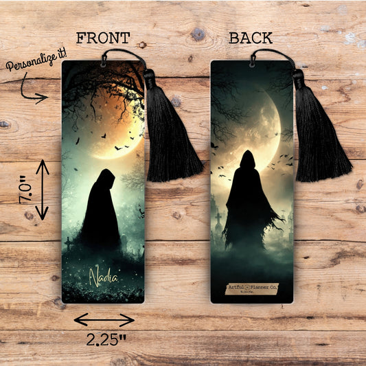 Moonlit Reaper Personalized Bookmark