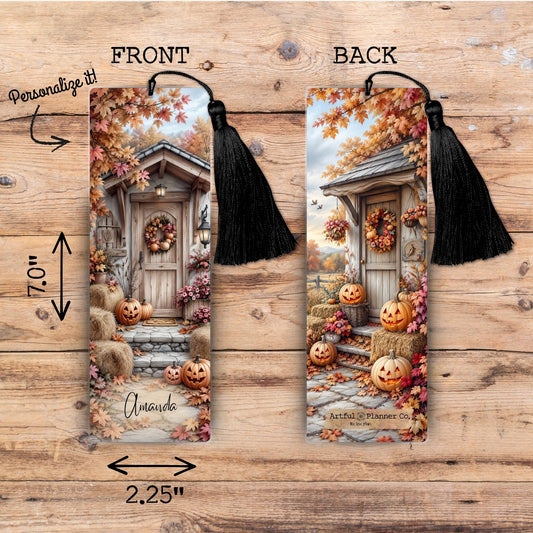 October's Cottage Personalized Bookmark