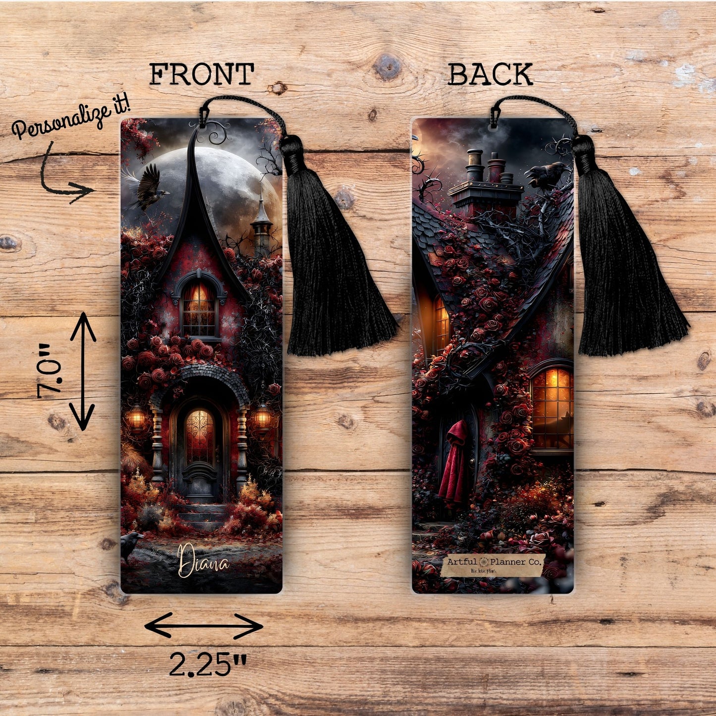 Off to Grandma’s We Go Personalized Bookmark