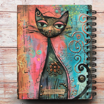 Quirky Cat | All In One Custom Planner (Daily, Weekly & Monthly)