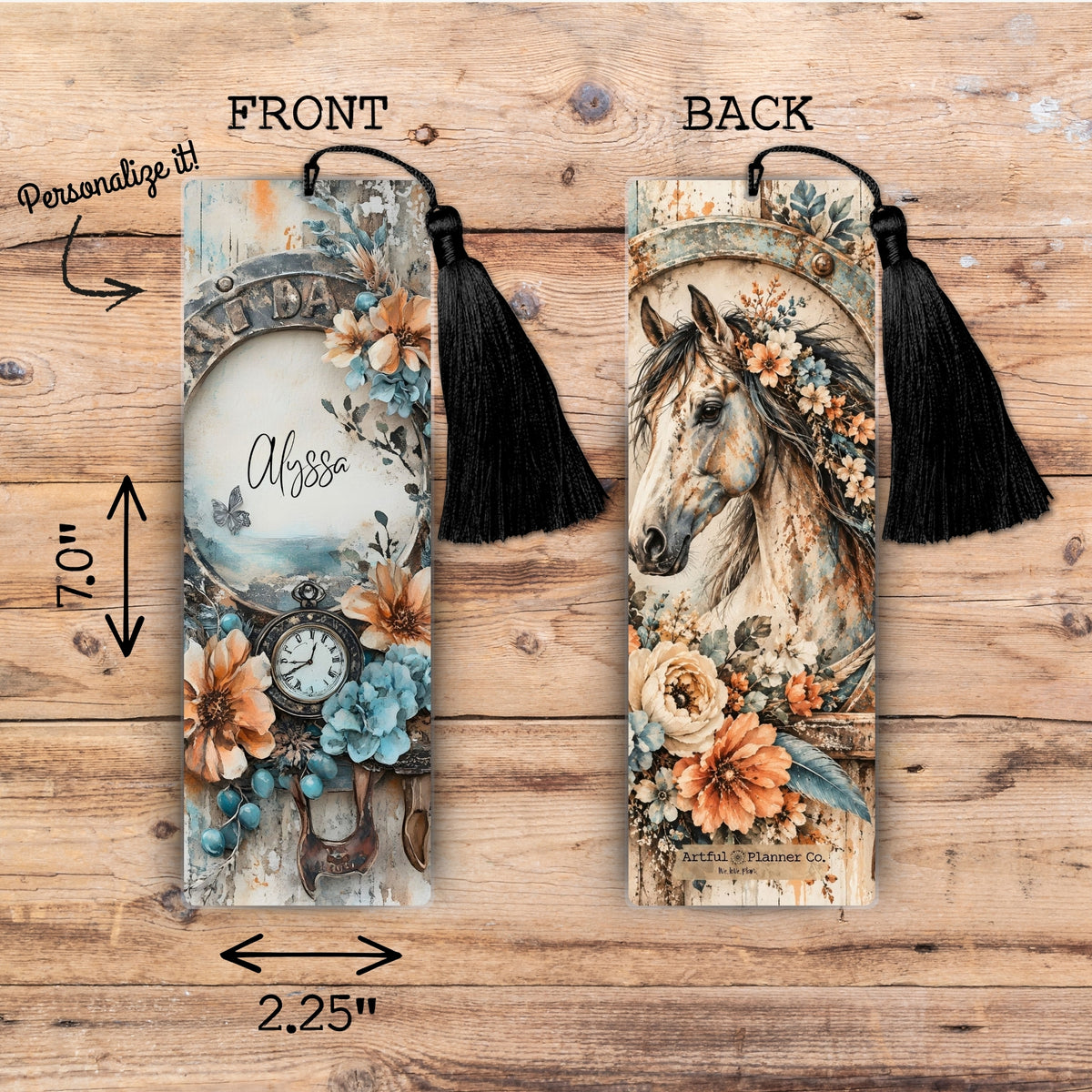 Western Soul Personalized Bookmark
