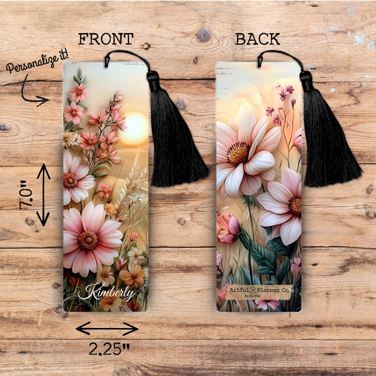Where Autumn Wanders Personalized Bookmark