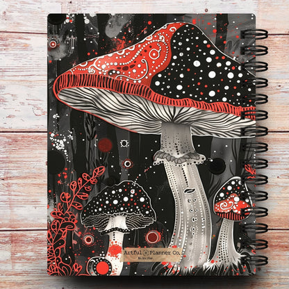 Whimsical Mushrooms | All In One Custom Planner (Daily, Weekly & Monthly)