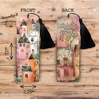 Whimsy Lane Personalized Bookmark