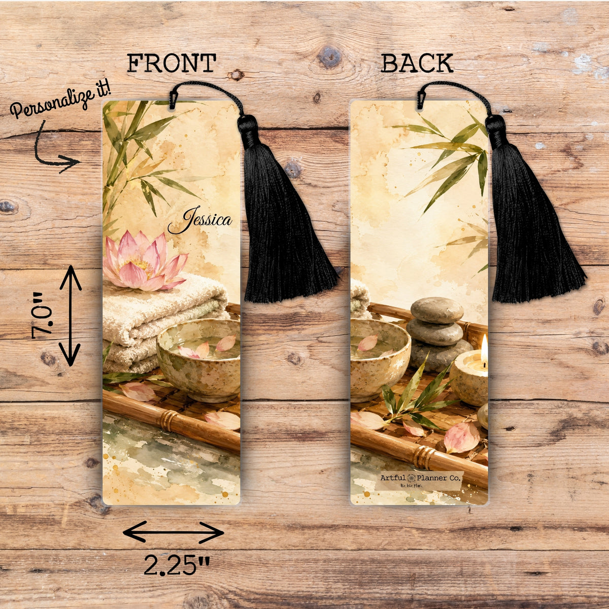 Zen Personalized Bookmark