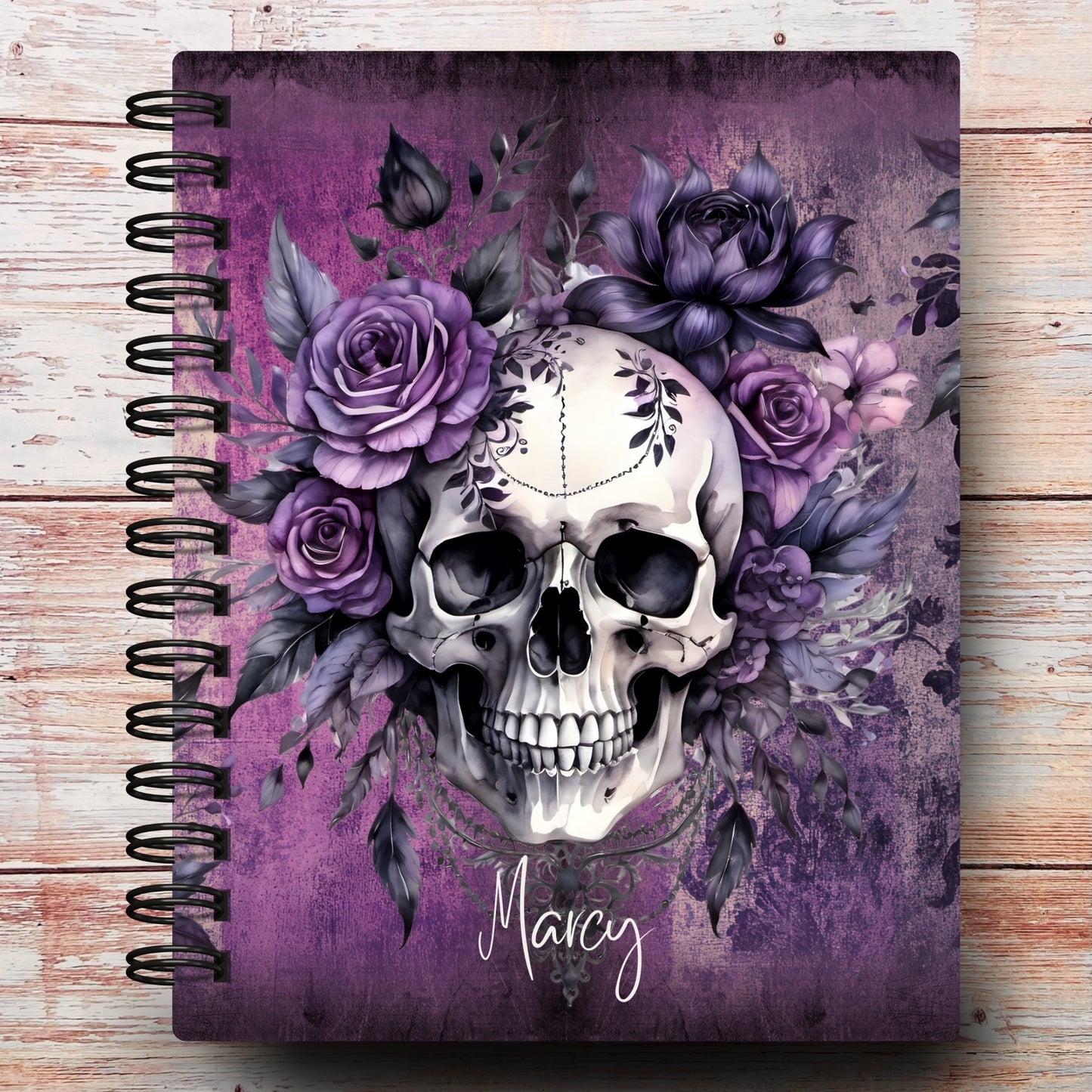 Amethyst Skull Custom Planner