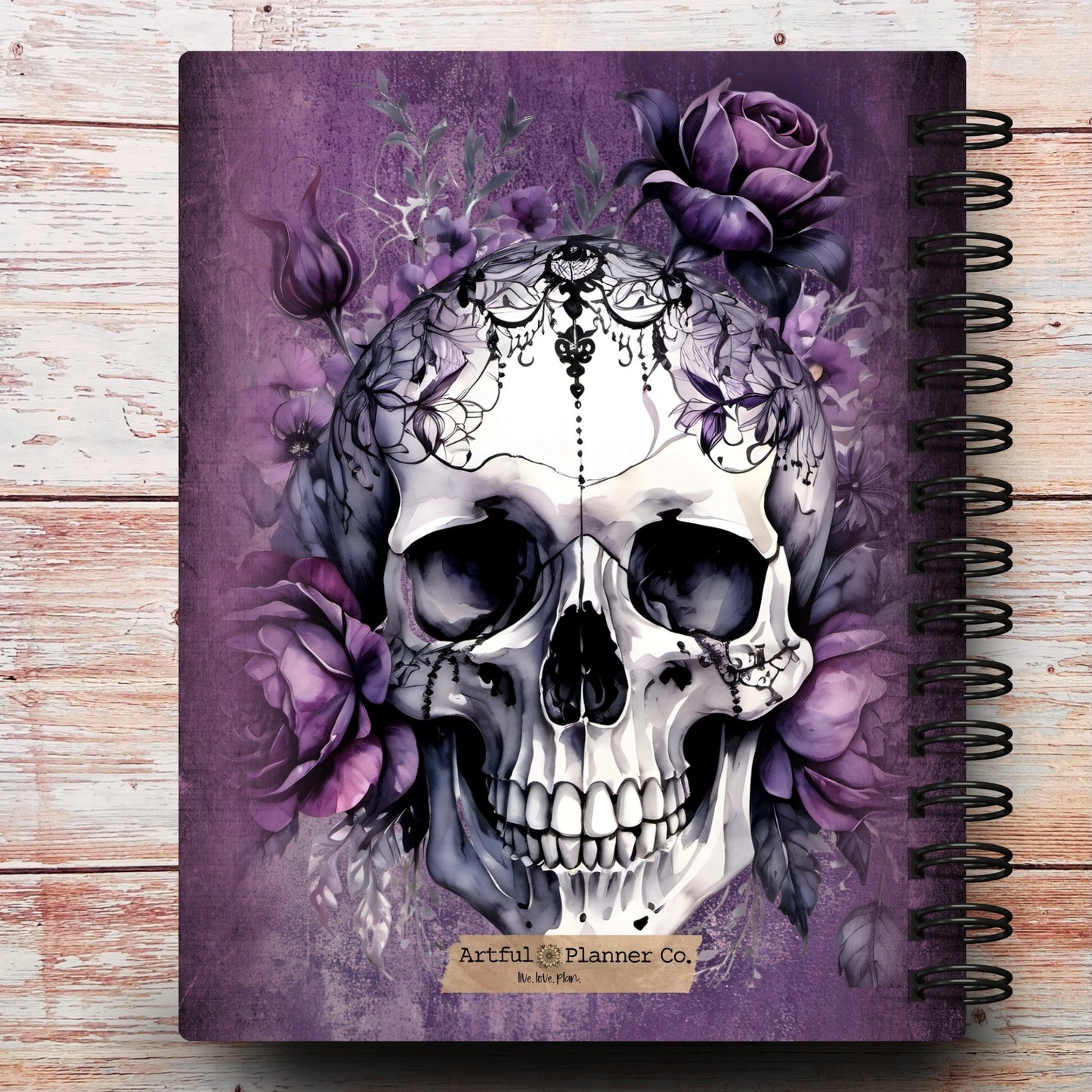 Amethyst Skull Custom Planner