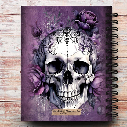 Amethyst Skull Custom Planner