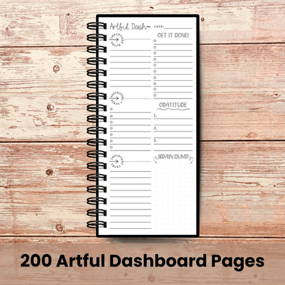 Artful Skinny Custom Notebooks – Choose Your Cover | 4.75" × 9.5"