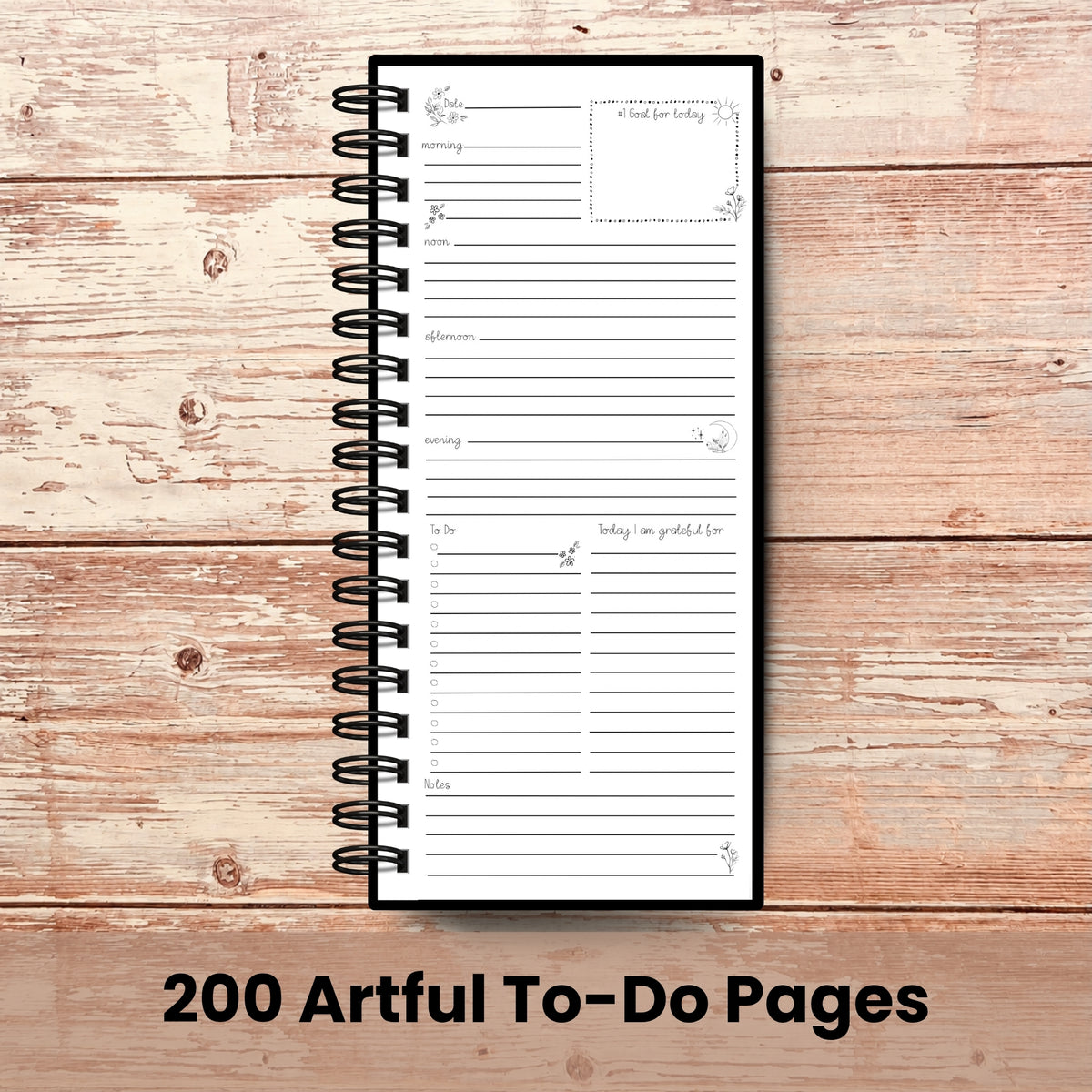 Artful Skinny Custom Notebooks – Choose Your Cover | 4.75" × 9.5"