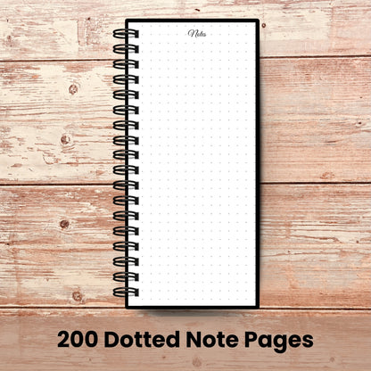 Artful Skinny Custom Notebooks – Choose Your Cover | 4.75" × 9.5"