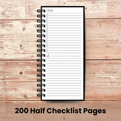 Artful Skinny Custom Notebooks – Choose Your Cover | 4.75" × 9.5"