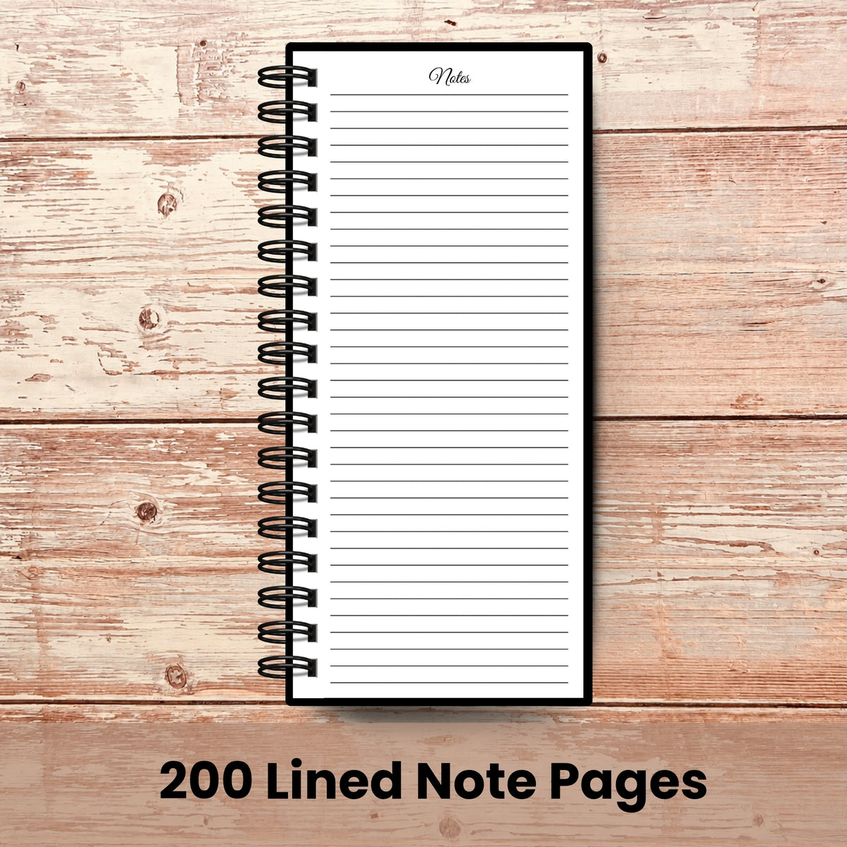 Artful Skinny Custom Notebooks – Choose Your Cover | 4.75" × 9.5"